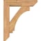 Ekena Millwork Imperial Slat Smooth Bracket w/ Offset Brace, Western Red Cedar, 5 1/2"W x 20"D x 24"H BKT0604X20X24IMP06SWR - alternate 2